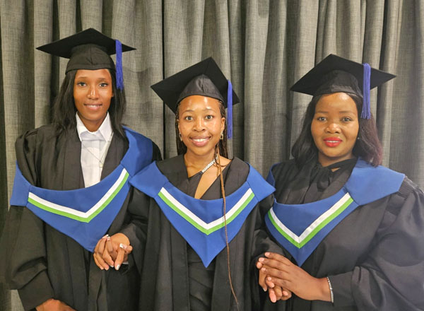 Three ECD interns graduate