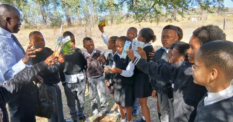 Grade 3s visit the HCET vegetable garden