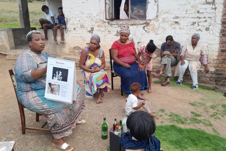 Hannah Phemba leads a FASD workshop