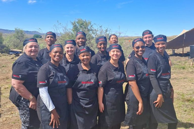 Trainee chefs at the 2025 Gravel Burn Rally